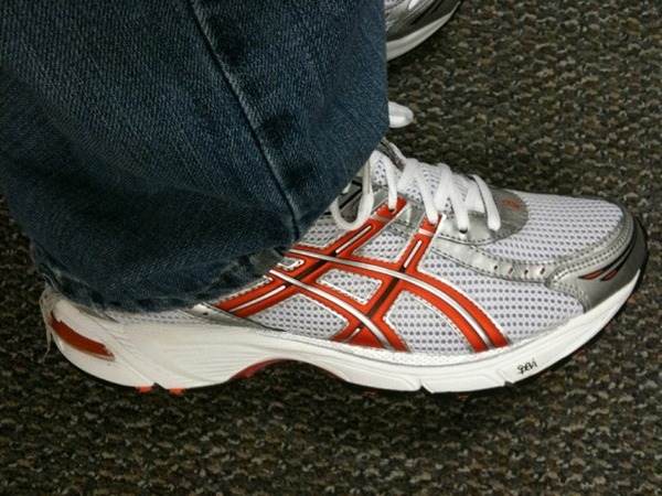 I bought new pretty asics to work out and hoop in.   They're the comfiest shoes.