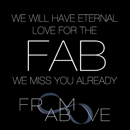 Farewell @FromAboveMusic ....I got a horrible feeling in my gut as I uploaded this
