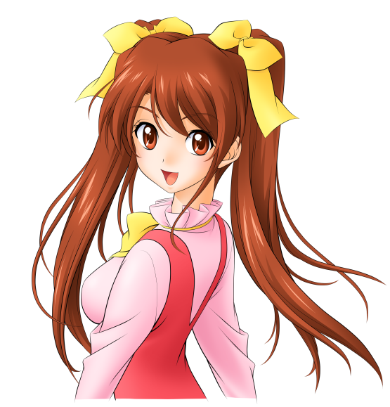 【デジタル描き】オリジナルキャラの女のコを描きました。練習描きでしたが、背景を描き足してpixivにアップする予定です。