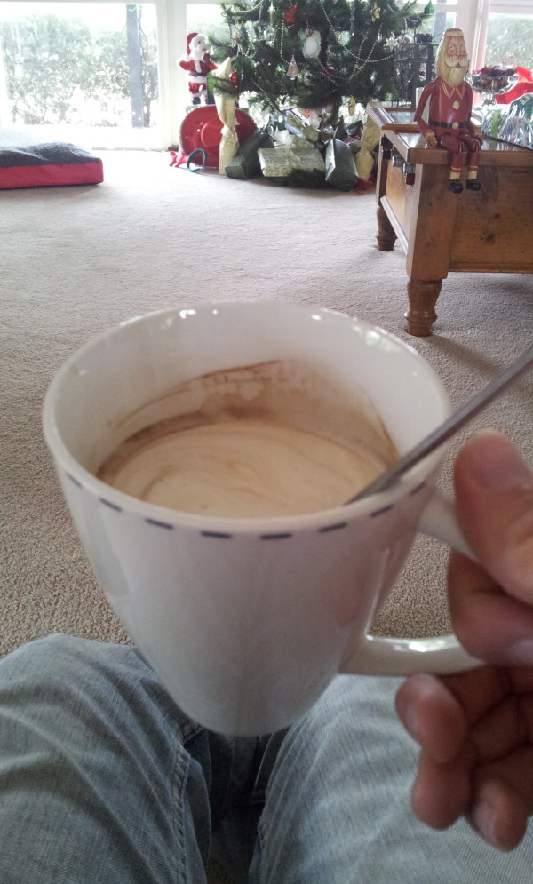 The season has started: I'll have some coffee with my brandy cream, thanks.  