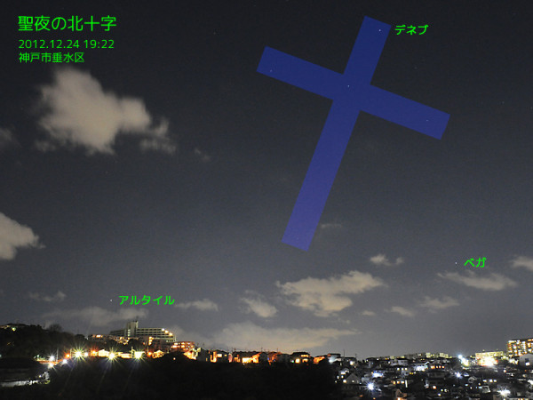 聖夜の北十字。