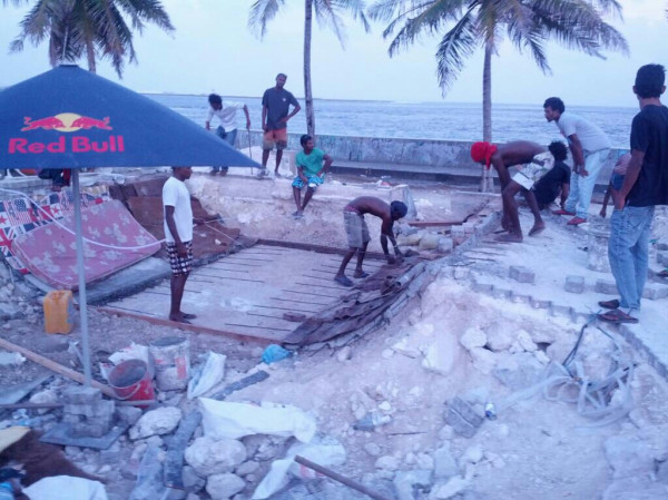 Raalhugandu Skate Park in progress.        @RSPdiy 