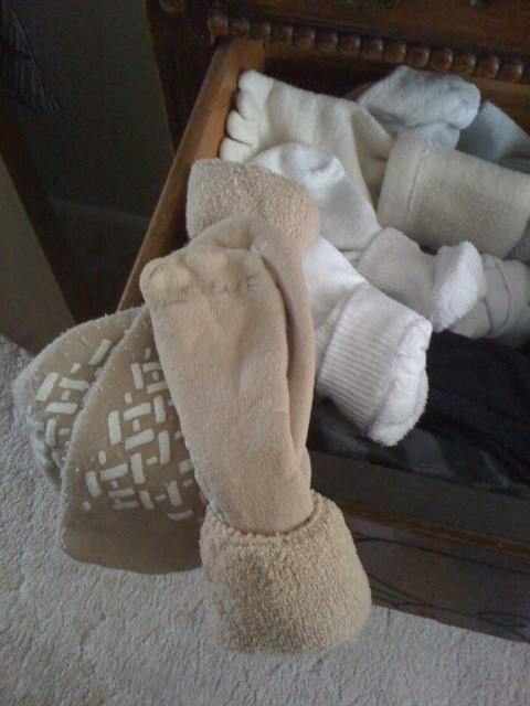 My late Memaw's old hospital socks: keep or thrift?
