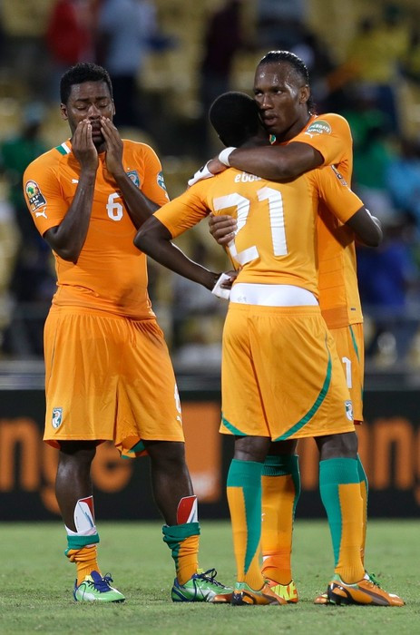 Nijerya mağlubiyeti sonrası Drogba&amp;Eboue