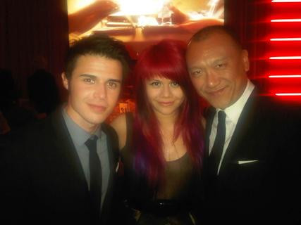 Love these guys! Chatting at dinner with @krisallen and @allisoniraheta