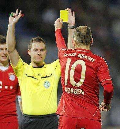 You don't book Robben, Robben books you!