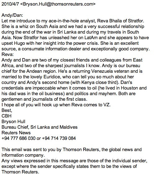 @brysonhull @jan_jananayagam @reuters Here's your email. Did you or did you not write this to @stratfor? 