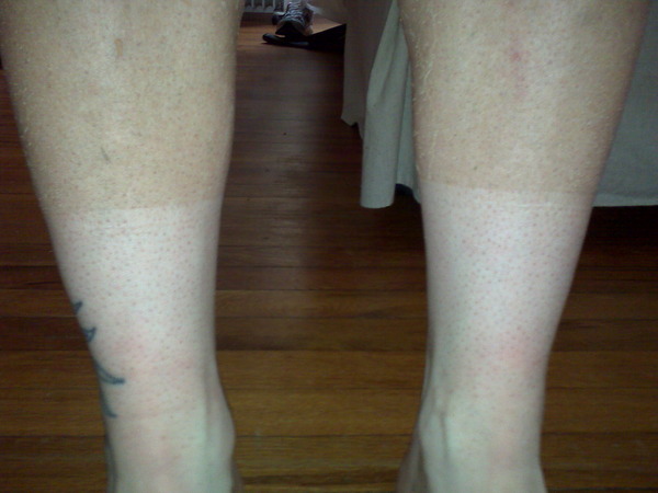 Good ride = tan lines or dirt lines...