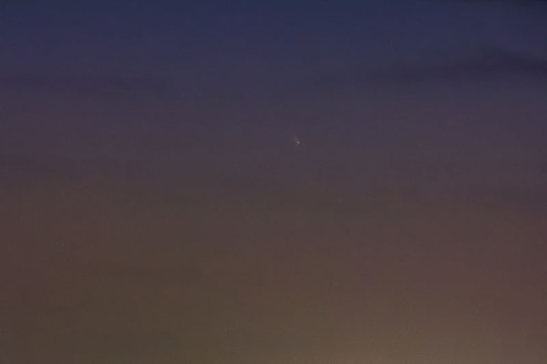 （これ、パンスターズ彗星で合ってる？？ものっそい不安である…）