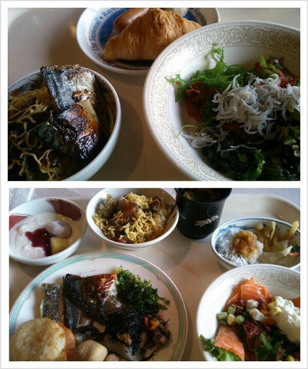 朝ごはんがこんな感じで、