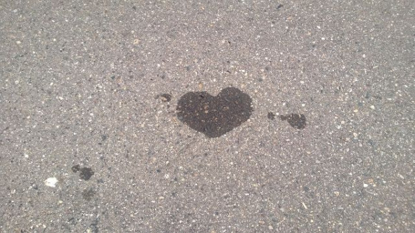 @a2chronicle water stain in UMCU parking lot loves this weather!!