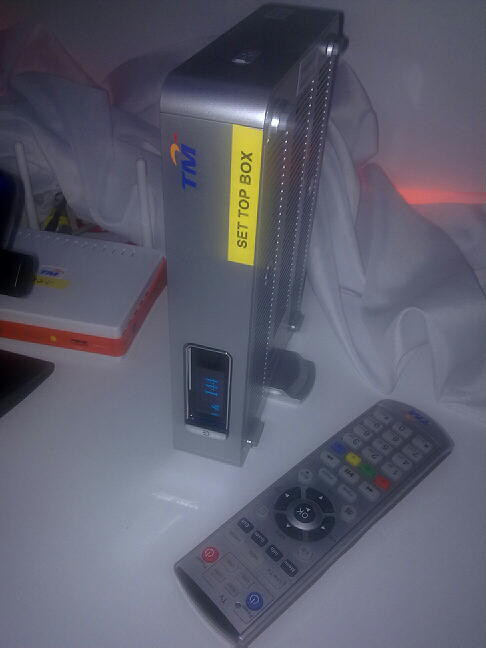 The set-top box for the unifi iptv service.