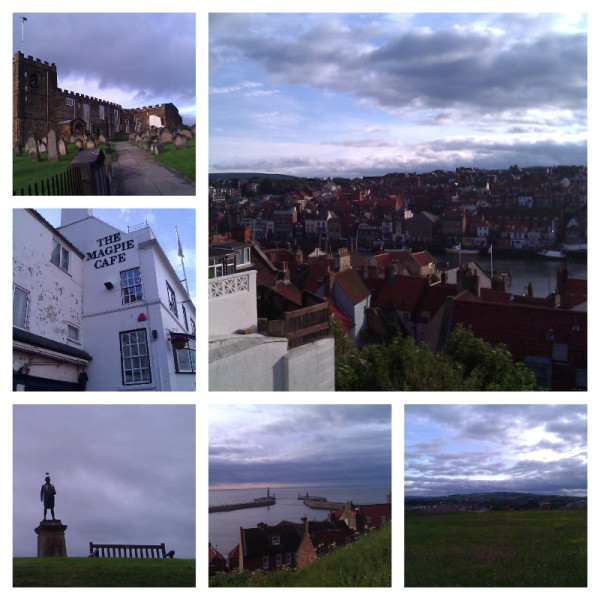 Whitby, a fishing town, a change of view.