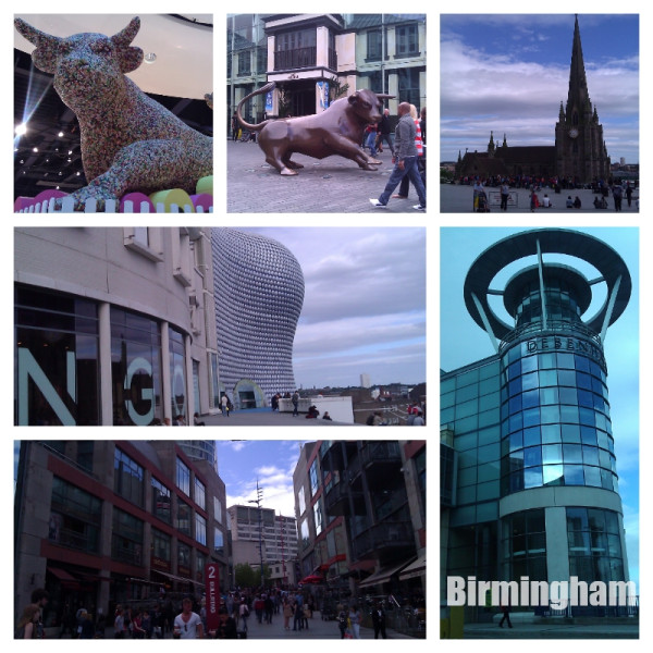 Shopping in Birmingham but came back empty handed. Off to London now, trip is coming to an end tomorrow.