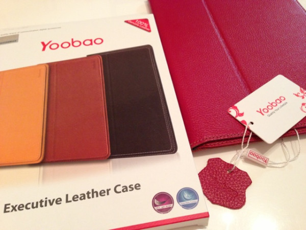 Yoobao New iPad (iPad 3) Executive Leather Case, Color Red, 100% Genuine Leather (Real Cow Leather) P00082