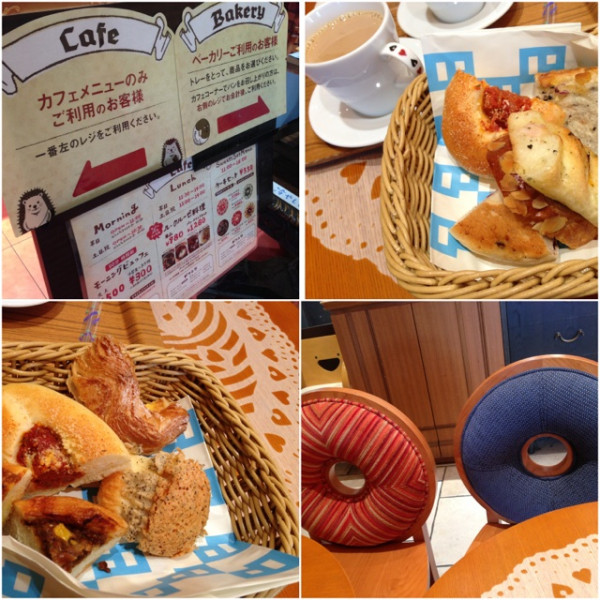 モーニング ビュッフェ at HEART BREAD ANTIQUE. 飲み物の量は少なめだけど、パンの種類は多くて食べ放題。
