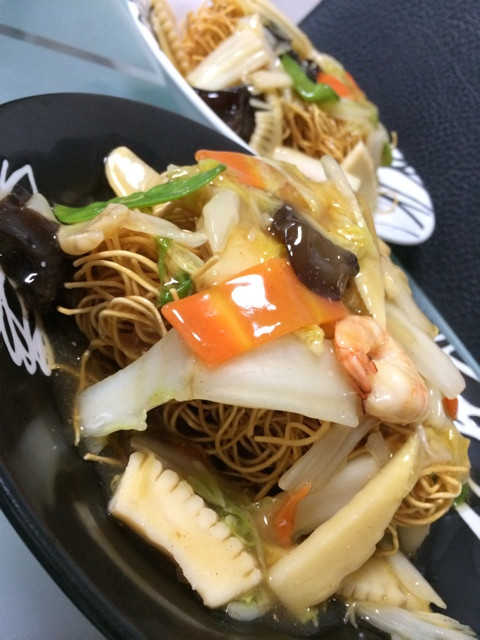 五目あんかけバリ麺。