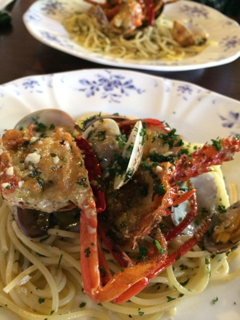 伊勢海老オイルソースのパスタ at イタリア料理 KAN
