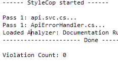Dear StyleCop. You bring a smile to my face. Thank you.