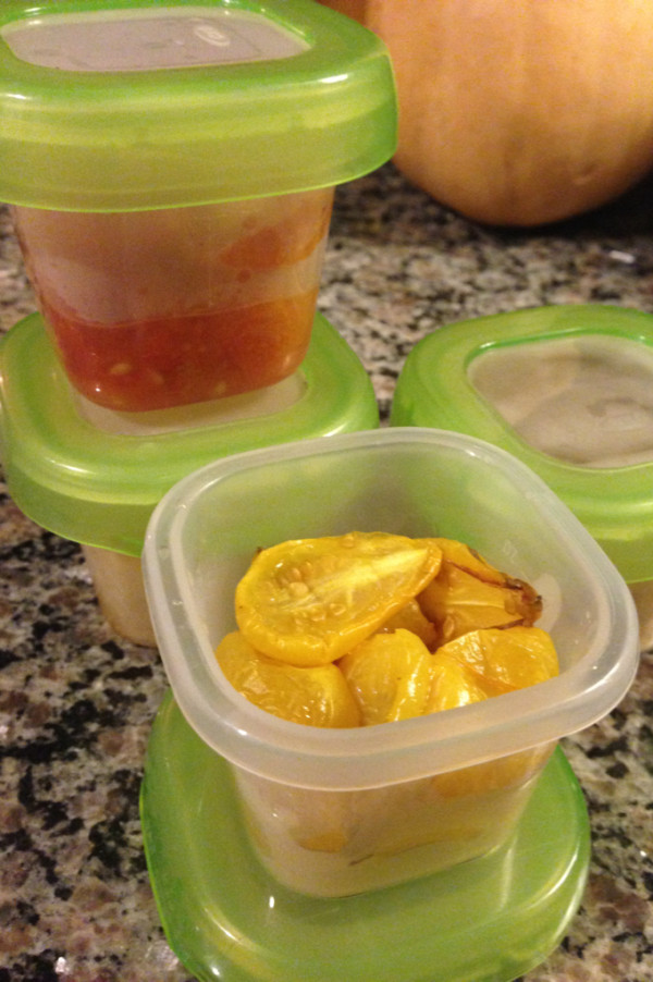 I had planned to freeze these roasted tomatoes, but they're so tasty I think I'll just leave them in the fridge.