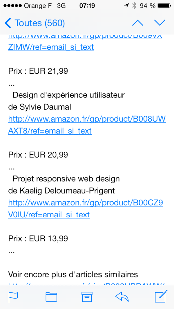 . @AmazonFRA ce n'est pas @kaelig qui a écrit « Projet responsive web design » mais @JeremiePat et @rudyrigot ! #fail