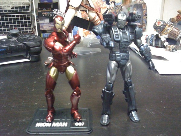 Iron men comic duo.