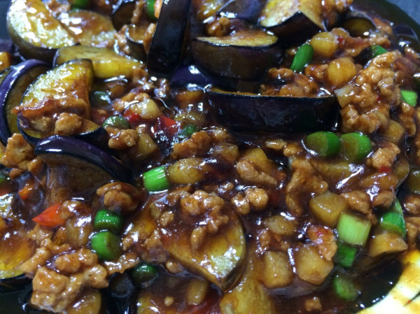 麻婆茄子。