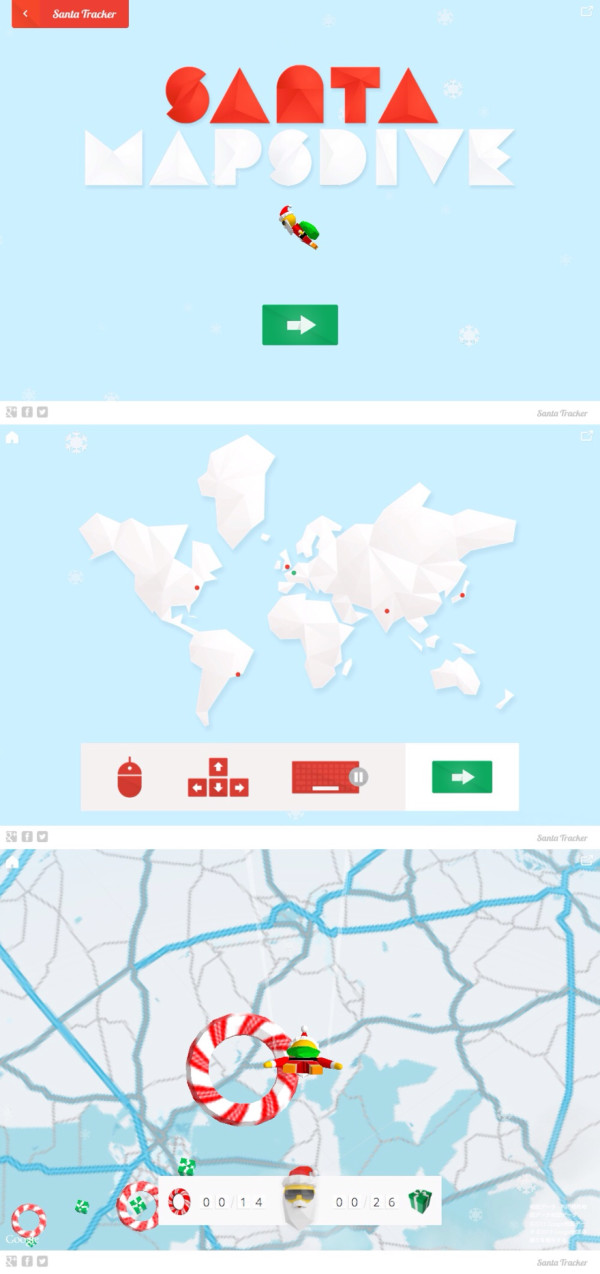 Santa Maps Dive