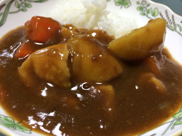 1時間半ほど煮込んだカレーｍｇｍｇ （・∀・）