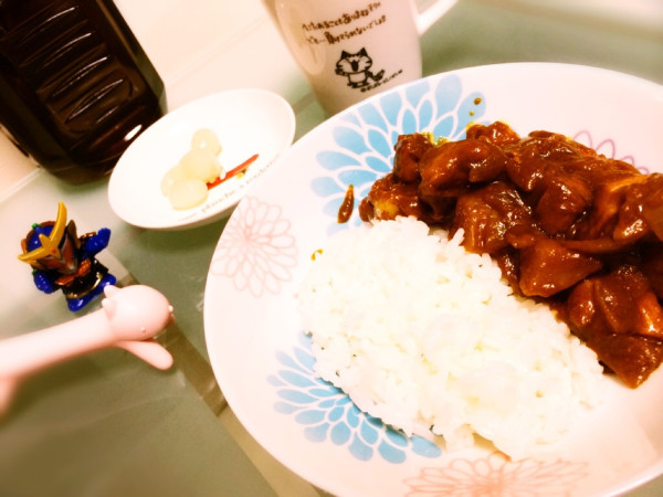 きょうの夕飯はカレーライス。きのうの夕飯もカレーライスだったけど。。。