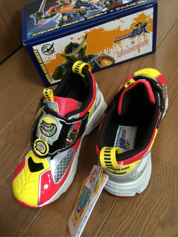 アキレス 瞬足 仮面ライダー鎧武 C-631 赤 R INS6310