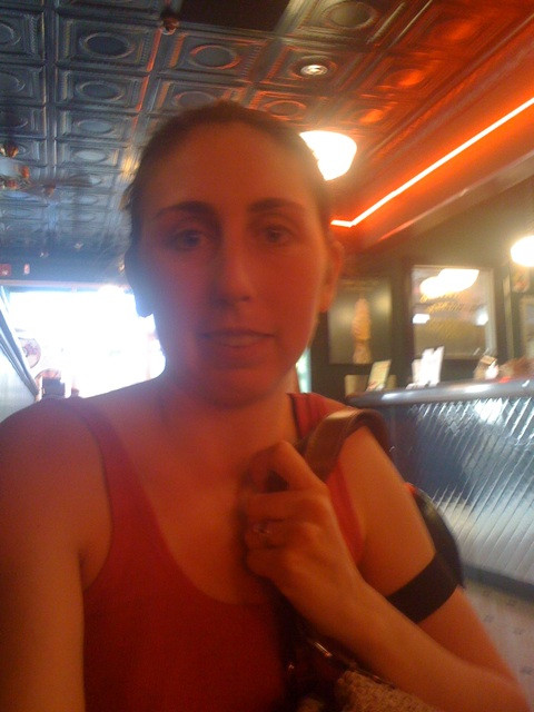 I walk into dibella's and get a "hi Colleen. What can I get for you?". They know me here. But I always look gross.