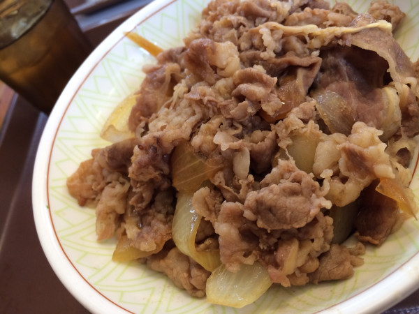 牛丼 中盛 at すき家