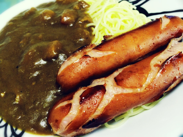 カレースパゲッティうまい