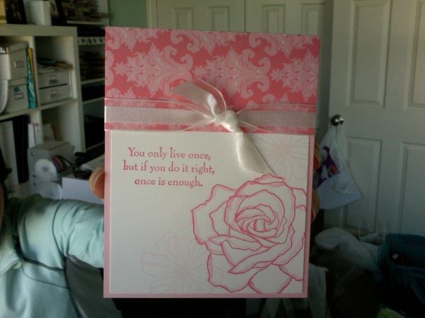 Wedding card for today