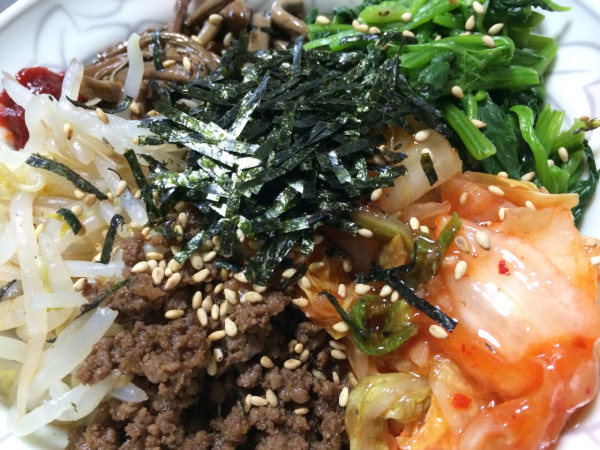 ビビンバ丼なう