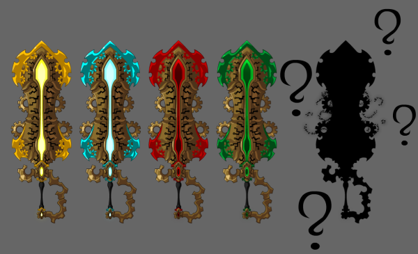 Upgraded version of Time Core Edge ( click a glowing circle to active an animation ). This weapon has 4 basic states + extra one. Test your luck and find a hidden button ( If you find a way to active the extra state keep it secret :P ) Animation : http://cronixae.deviantart.com/art/Time-Core-Edge-f-450172575?ga_submit_new=10%253A1398512989 Enjoy!