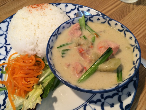 グリーンカレー at dessert restaurant Paff