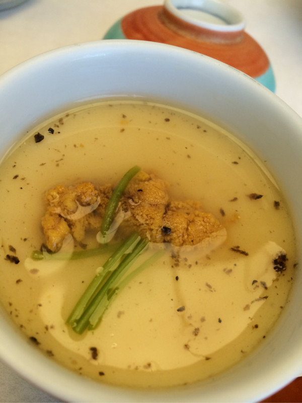 ウニ？ 茶碗蒸し at 木曽路