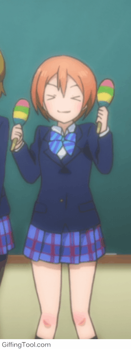 After watching the show I've determined that this is by far the best part of Love Live. #LoveLive #RinHoshizora