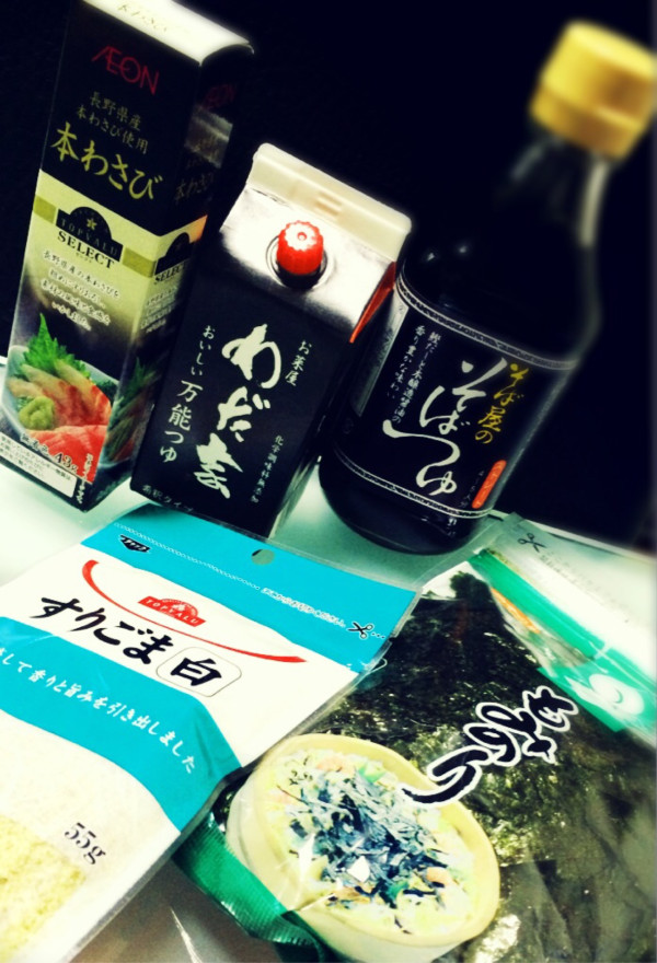 ざる蕎麦に。