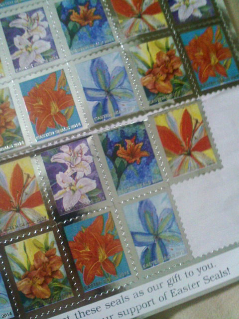 Proof that I am not crazy for thinking these stickers were stamps.