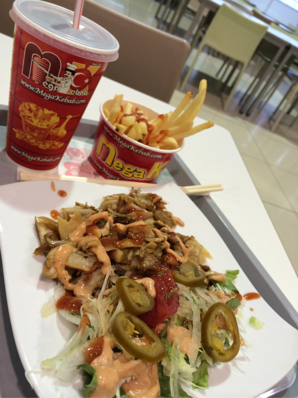 サラダケバブからくてうまい（・∀・） at Mega Kebab