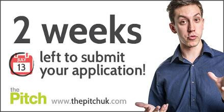 Britain's biggest business contest closes for entries two weeks today. Don't miss out! www.thepitchuk.com