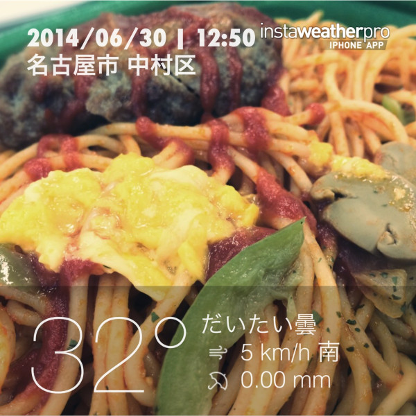 ナポリタン with ハンバーグ

565kcal
蛋白質18.5g
脂質23.2g

380円