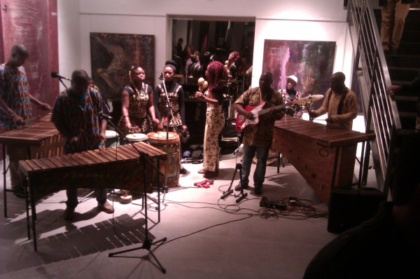 cool marimba band at #firstthursdays #capetown
