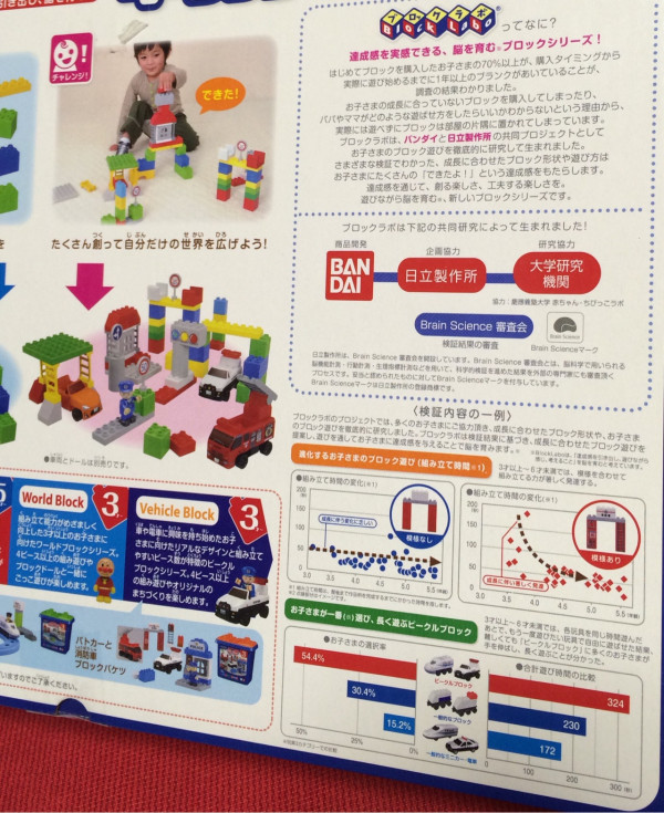 バンダイと日立製作所の共同プロジェクト、ブロックラボ。