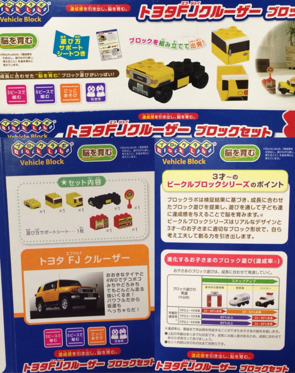 バンダイ ブロックラボ Vehicle Block トヨタFJクルーザー ブロックセット