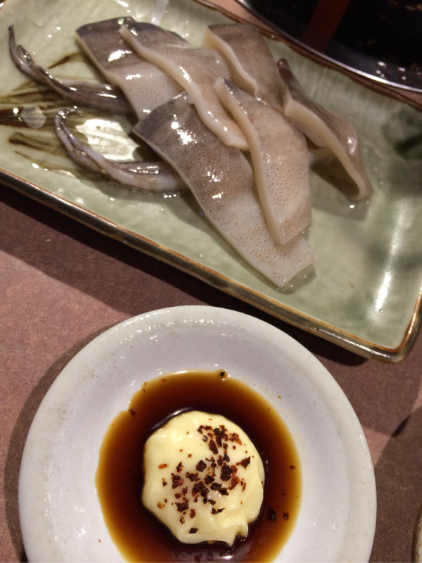 僕の中では定番となりつつあるイカ焼き at 焼肉屋さかい