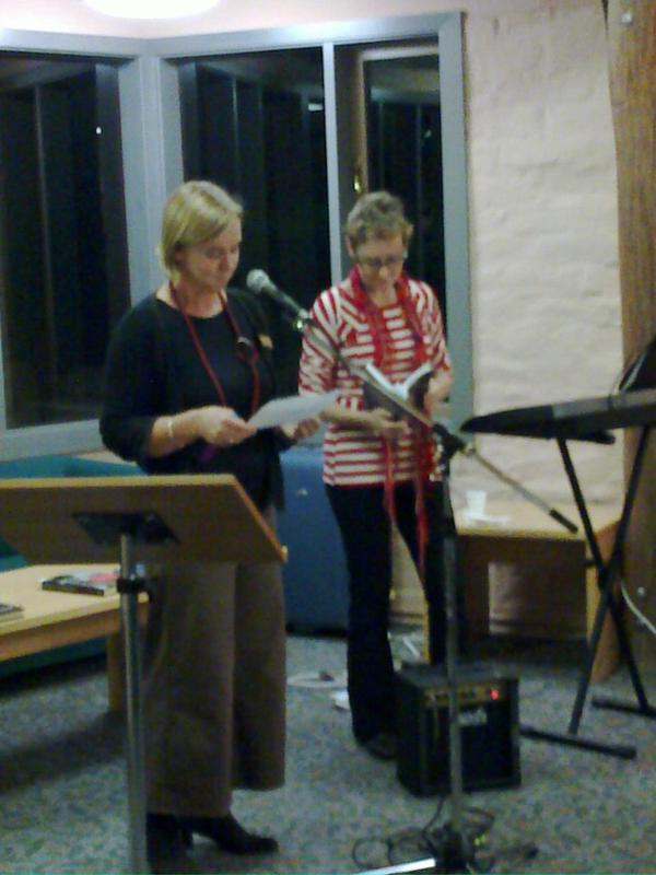 Donna being introduced at Eltham Library